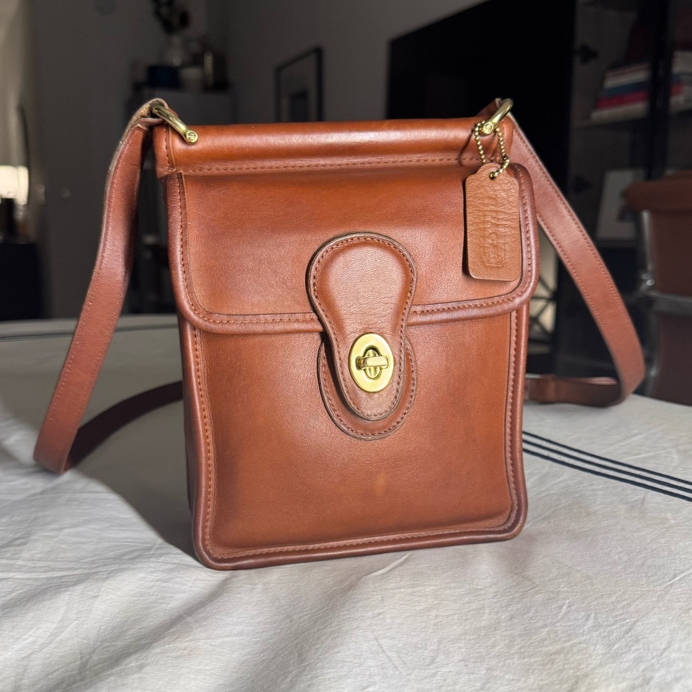 Vintage Coach Murphy Crossbody Bag in British Tan — #9930